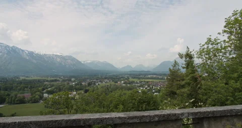 Untersberg Panoramic View Stock Footage 130855151