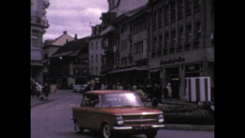 Unterseen town 1967 Stock Footage 252233366
