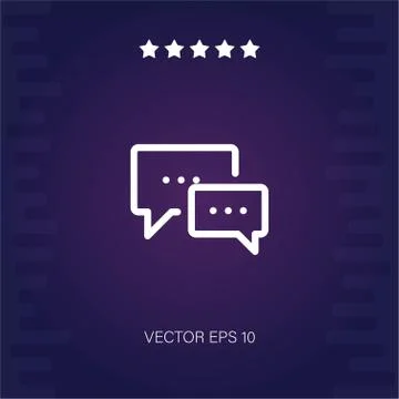 Untitlechat vector icond-1 Stock Illustration