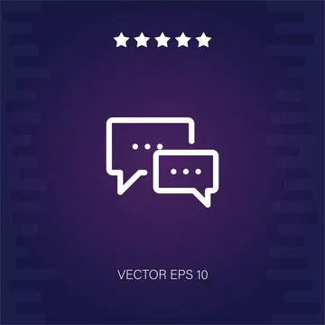 Untitlechat vector icond-1 Stock-Illustration