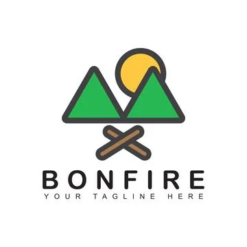 Untitled-1camping logo Stock Illustration