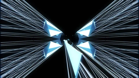 Untitled-Artificial Lines Tech Style 스톡 동영상 52366106