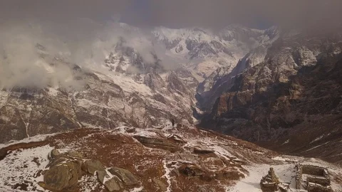 Untitled Projectpeak of south Annapurna Video stock 99336830