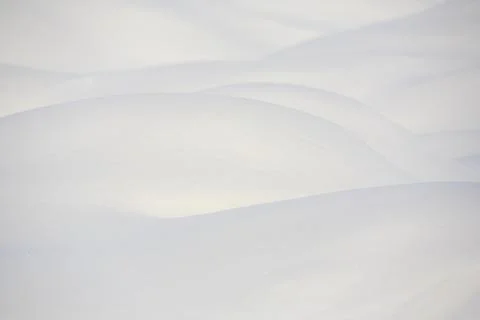 Untouched soft snow surface at Winter, Finland Stock Photos