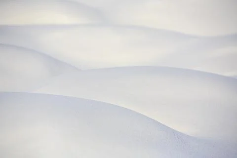 Untouched undulating snow surface at Winter, Finland Stock Photos