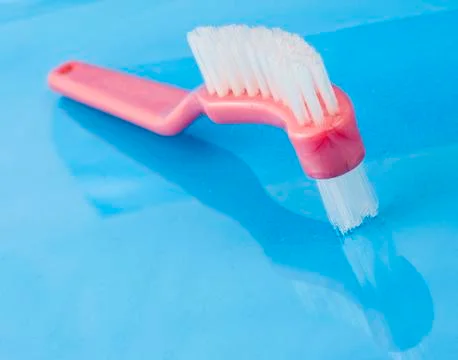 Untypical two-sided brush Stock Photos