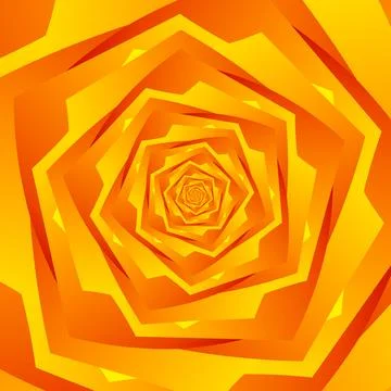 Unusual abstract square flower pattern consisting of squares of petals in Stock Illustration