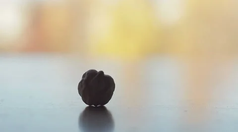 Unusual beautiful grains falling down (macro). Stock Footage 38286508