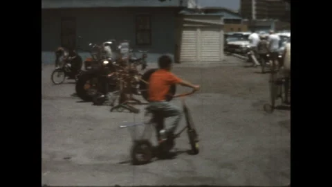 Unusual Bikes 1963 Stock Footage 310560654