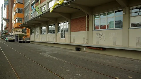 Unusual building in Cologne Stock Footage 58862100