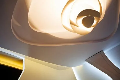 Unusual ceiling lights Stock Photos