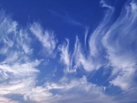 Unusual cloud pattern Foto stock