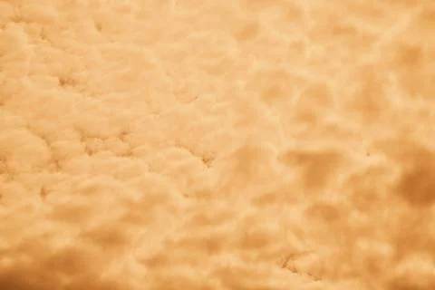 An unusual cloud view, abstract background with orange clouds Stock Photos
