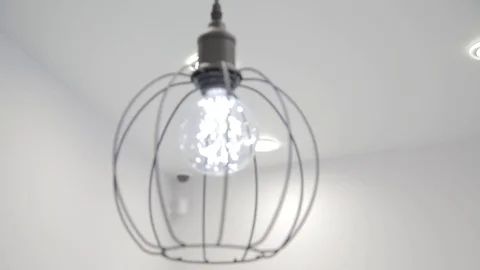 Unusual light bulb Stock-Footage 129136595