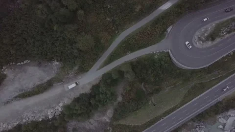 Unusual winding road. Stock Footage 149107802