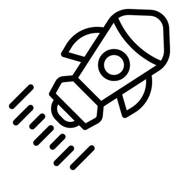 Unveiling beta version icon outline vector. Launching app version イラスト素材