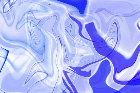 Unveiling the dance of colors and patterns abstract blue and white liquid p.. Stock Illustration