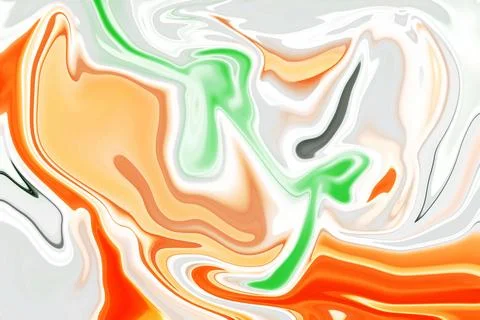 Unveiling the intricate patterns of fluid art in the indian flag tricolor p.. 스톡 일러스트