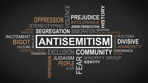 Unveiling Perspectives: A Dynamic Concept of Antisemitism Related Themes Stock Illustration