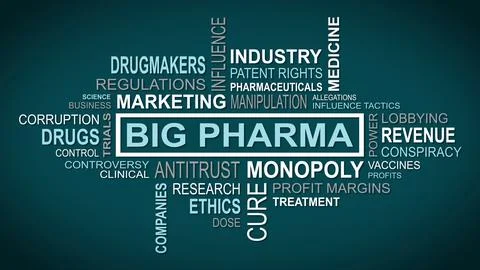 Unveiling Perspectives: A Dynamic Concept of Big Pharma Related Themes Stock Illustration