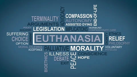 Unveiling Perspectives: A Dynamic Concept of Euthanasia Related Themes Stock Footage 258592222