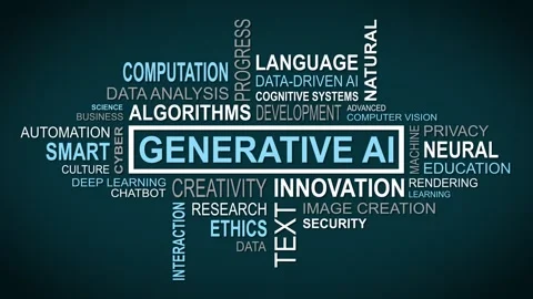 Unveiling Perspectives: A Dynamic Concept of Generative AI Related Themes Stock Footage 257689512