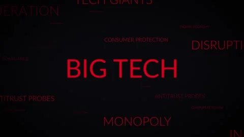 Unveiling Perspectives: A Dynamic Zoom into Big Tech Related Themes Stock Footage 256069662