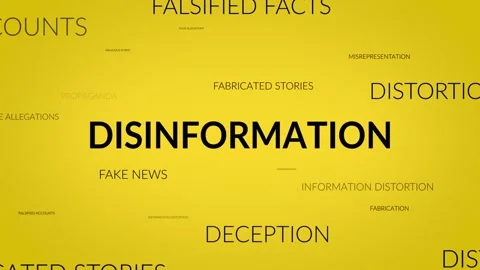 Unveiling Perspectives: A Dynamic Zoom into Disinformation Related Themes Stock Footage 256309027