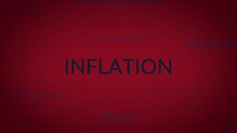 Unveiling Perspectives: A Dynamic Zoom into Inflation Related Themes Stock Footage 255879662