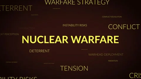 Unveiling Perspectives: A Dynamic Zoom into Nuclear Warfare Related Themes Stock-Footage 256805372