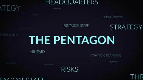 Unveiling Perspectives: A Dynamic Zoom into The Pentagon Related Themes Stock Footage 257228166