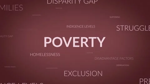 Unveiling Perspectives: A Dynamic Zoom into Poverty Related Themes Stock Footage 256910949