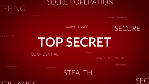 Unveiling Perspectives: A Dynamic Zoom into Top Secret Related Themes Stock Footage 257227975