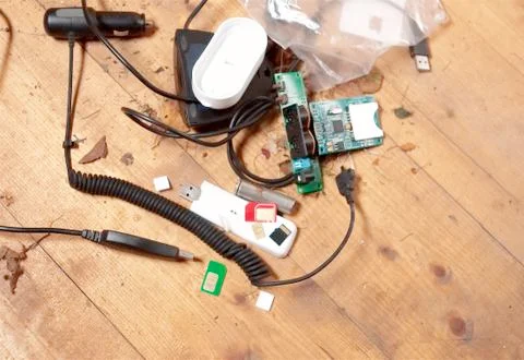 Unwanted electronic stuff Photos