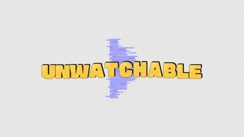 Unwatchable internet reaction 2D animation Stock Footage 338324337