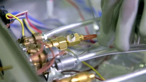 Unwinding certain nails from the device Stock Footage 75372315