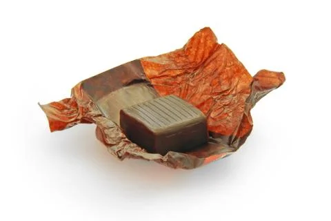 Unwrapped candy Stock Photos