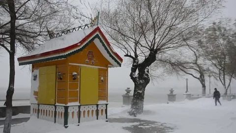 An unyielding blizzard Видео 85216381