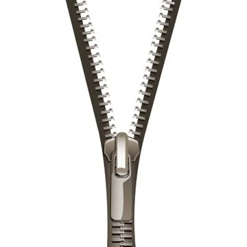Unzip Stock Illustration