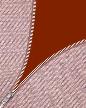 Unzipped Stock Illustration