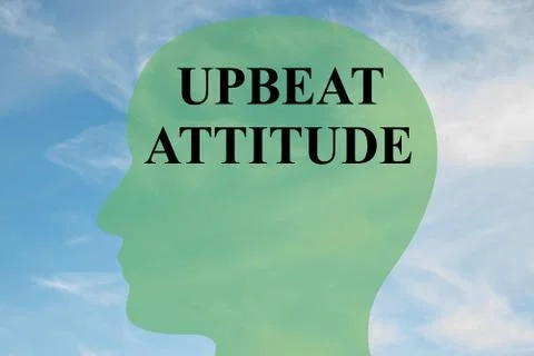 Upbeat Attitude concept Stock Illustration