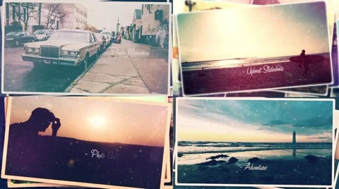 Upbeat Slideshow After Effects stock