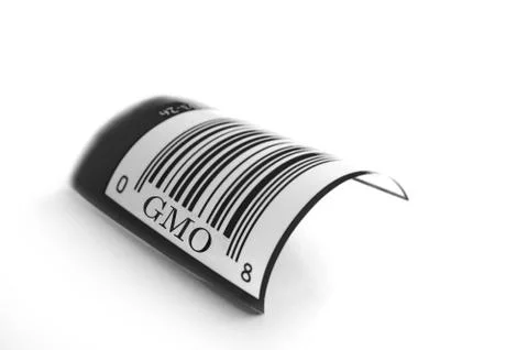UPC Genetically Modified Foto stock