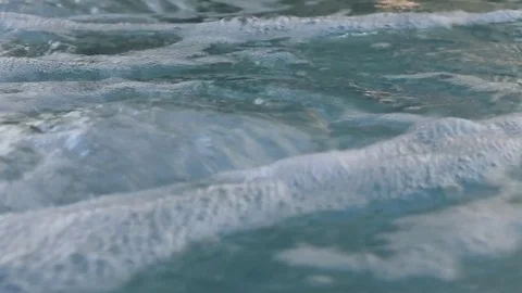 Upclose bubbles in spa jacuzzi Vídeo Stock 76633910