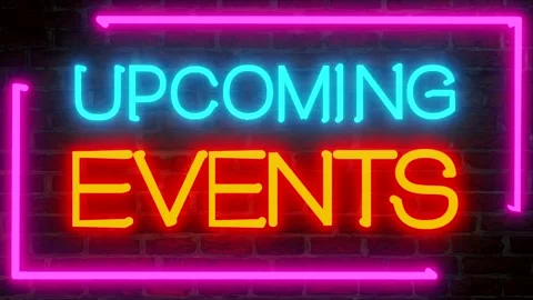 Upcoming Events animation. Stock Footage 276171968
