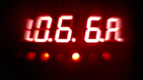 Upcounting binary display Video stock 49278231