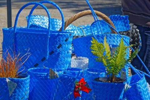 Upcycled packaging strap materials Stock-Fotos