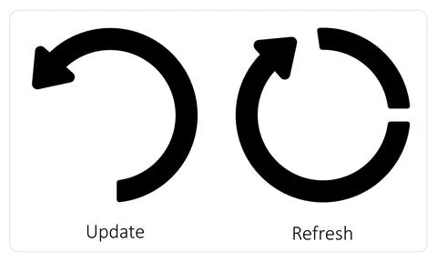 Update and Refresh Stock Illustration