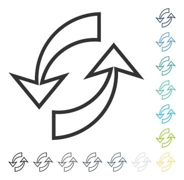 Update Arrows Vector Icon Stock Illustration