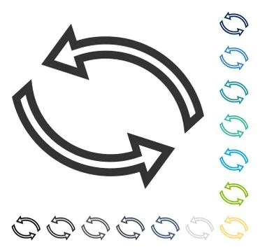 Update Arrows Vector Icon Illustrazione stock